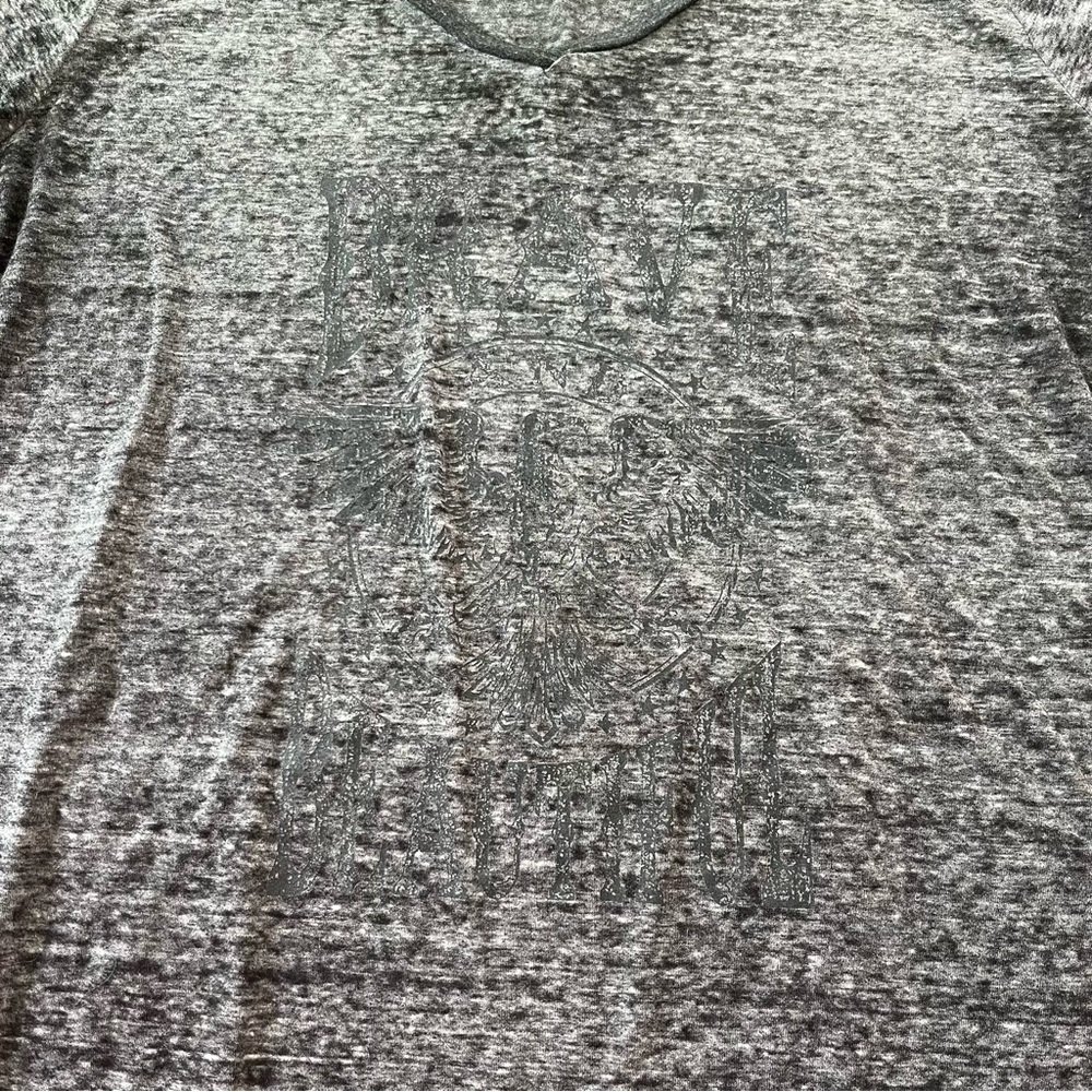 Torrid Womens Black Burnout Faded T-Shirt Brave Beautiful Size 2X - Picture 3 of 6